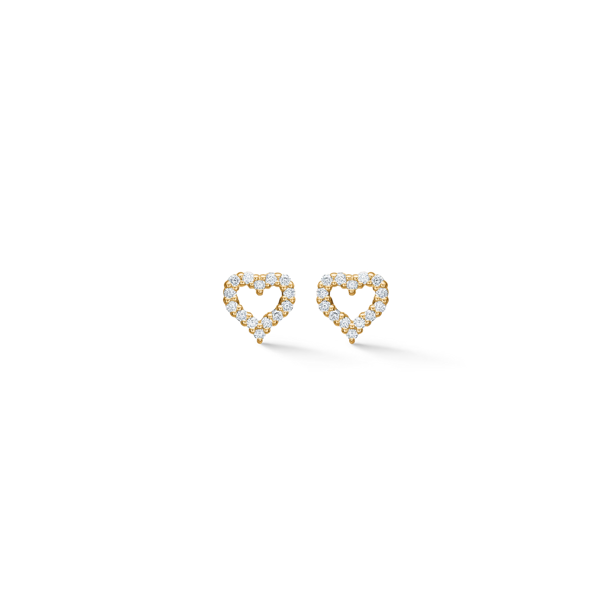 Mads Z 14kt Tender Heart Ørestikker i Guld m. Diamanter – 1511307