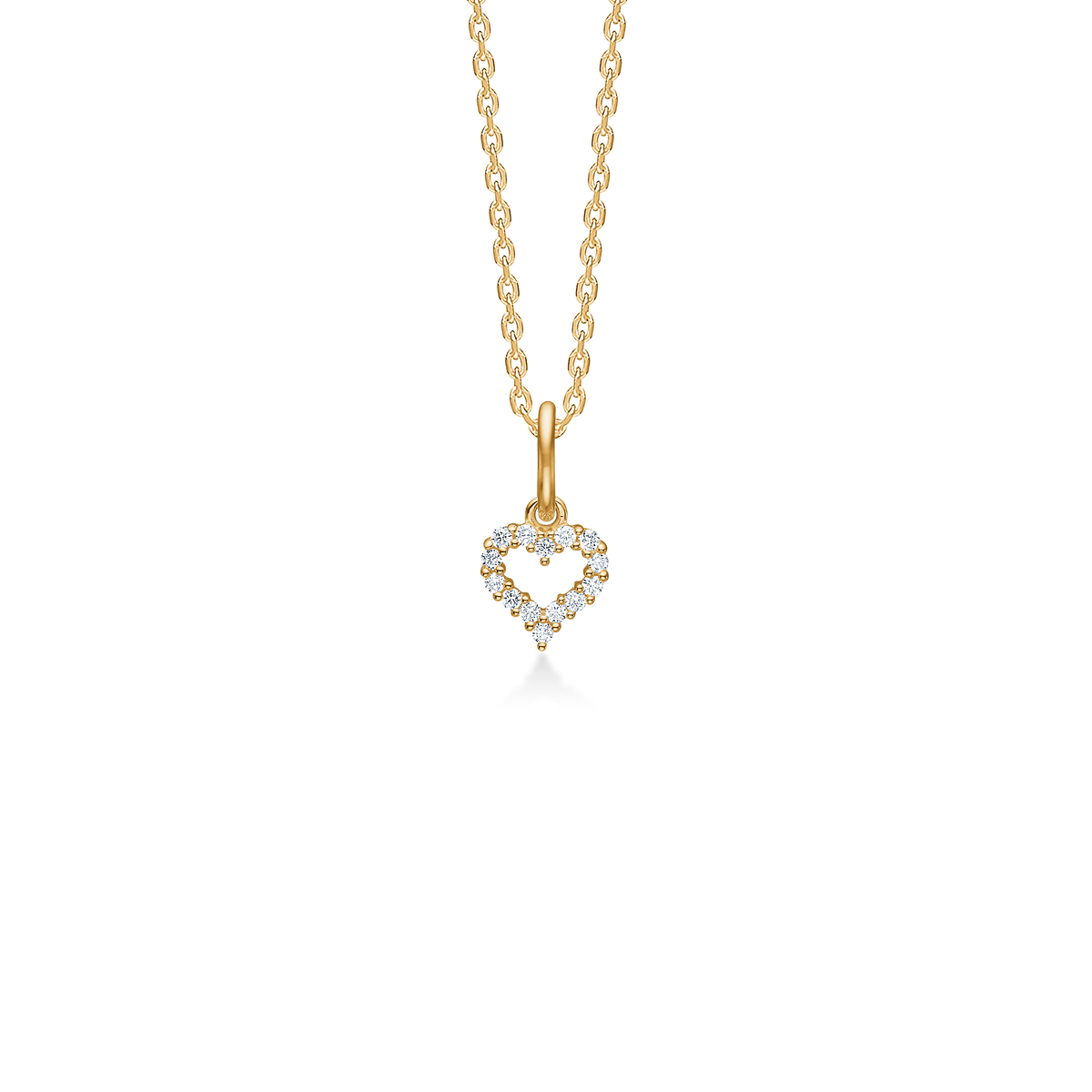 Mads Z Tender Heart Vedhæng i 14 kt. guld m. Diamanter – 1531307