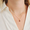 Mads Z Four Seasons Autumn Petite Granat Vedhæng i 14 kt. guld – produktbillede 2