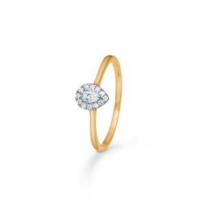 Feading rings with diamonds