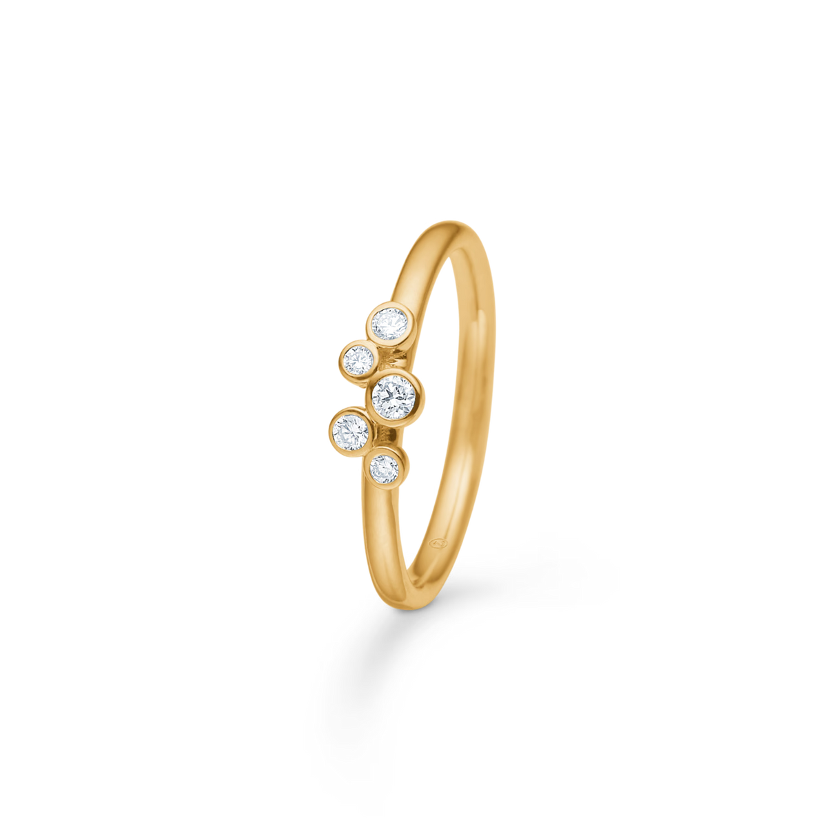 Mads Z Diamond Dew Ring i 14 kt. guld m. Diamanter – 1541123-001