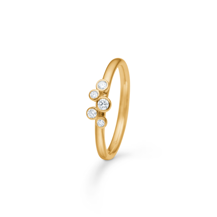 Mads Z Diamond Dew Ring i 14 kt. guld m. Diamanter – 1541123-001