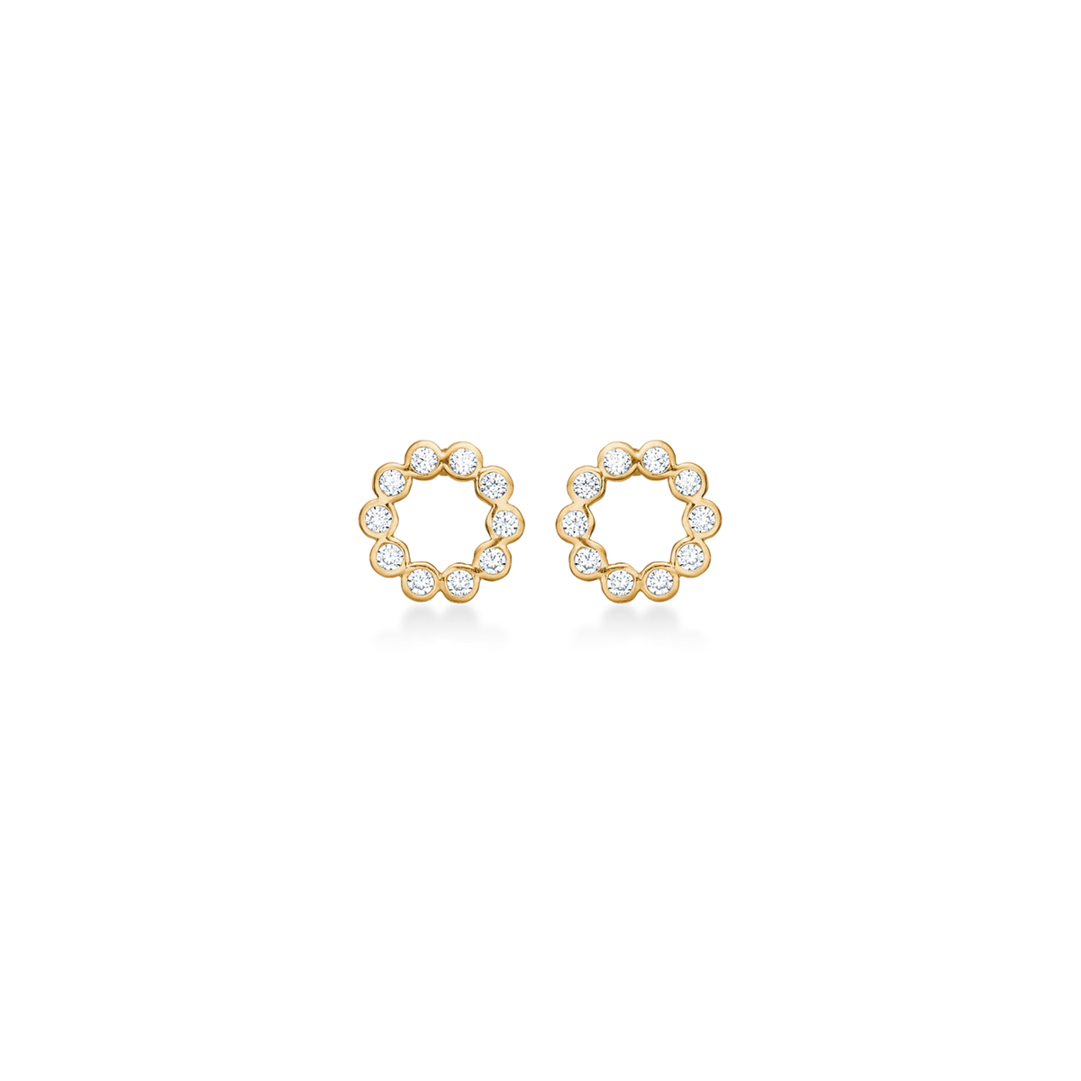 Mads Z Astra Guld Ørestikker med Zirkonia – 3317094
