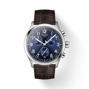 TISSOT CHRONO L 42MM – BROWN LEATHER STRAP / BLUE DIAL