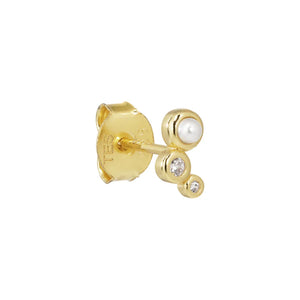 Single Earrings with Pearls