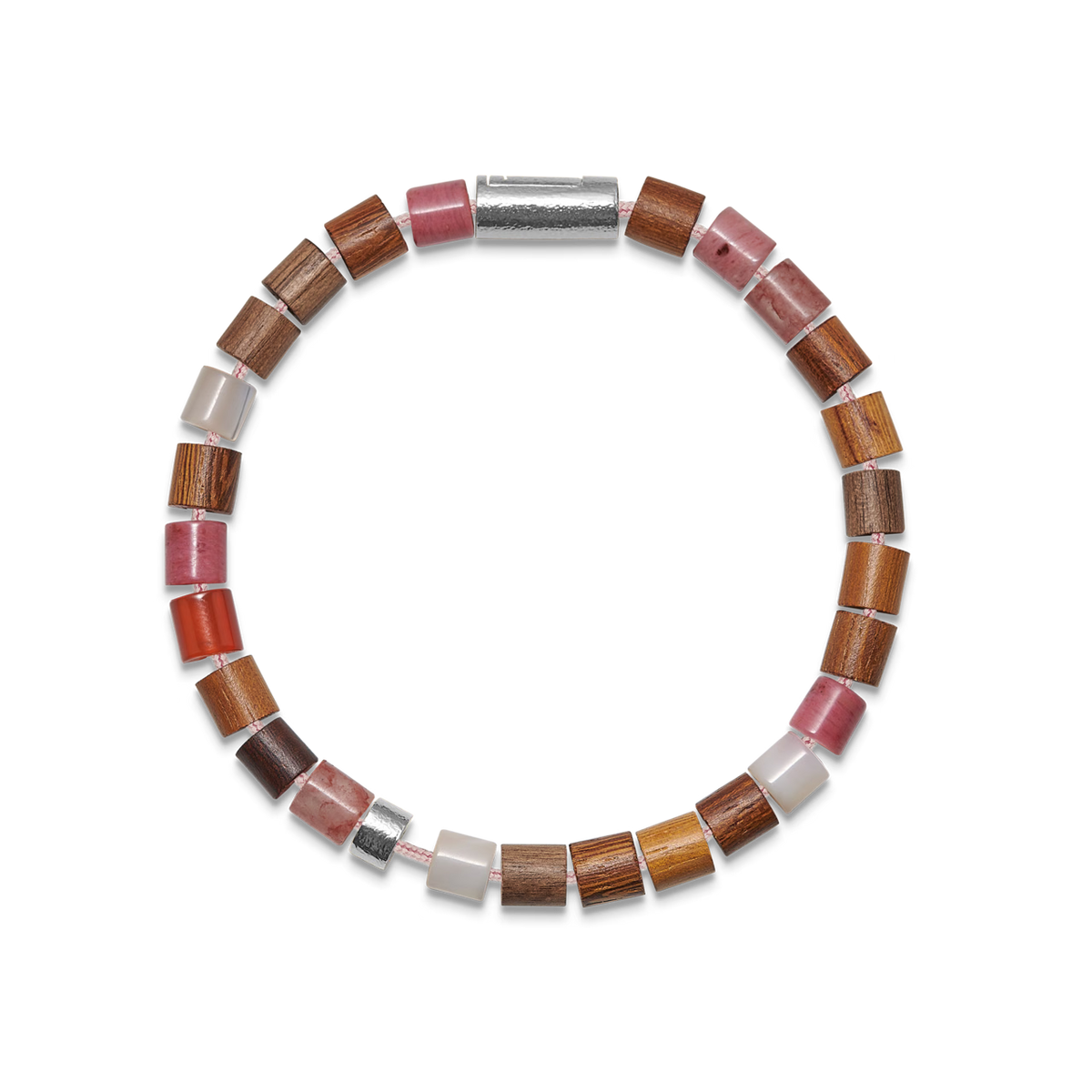 Mads Z Black Sun Summer Bay Armbånd - Cherry Quartz – 5759009-001