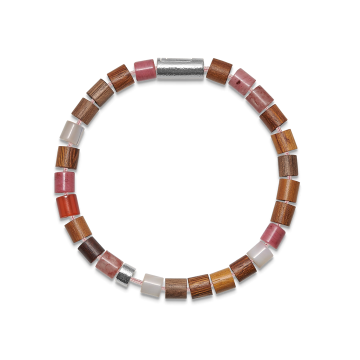 Mads Z Black Sun Summer Bay Armbånd - Cherry Quartz – 5759009-001