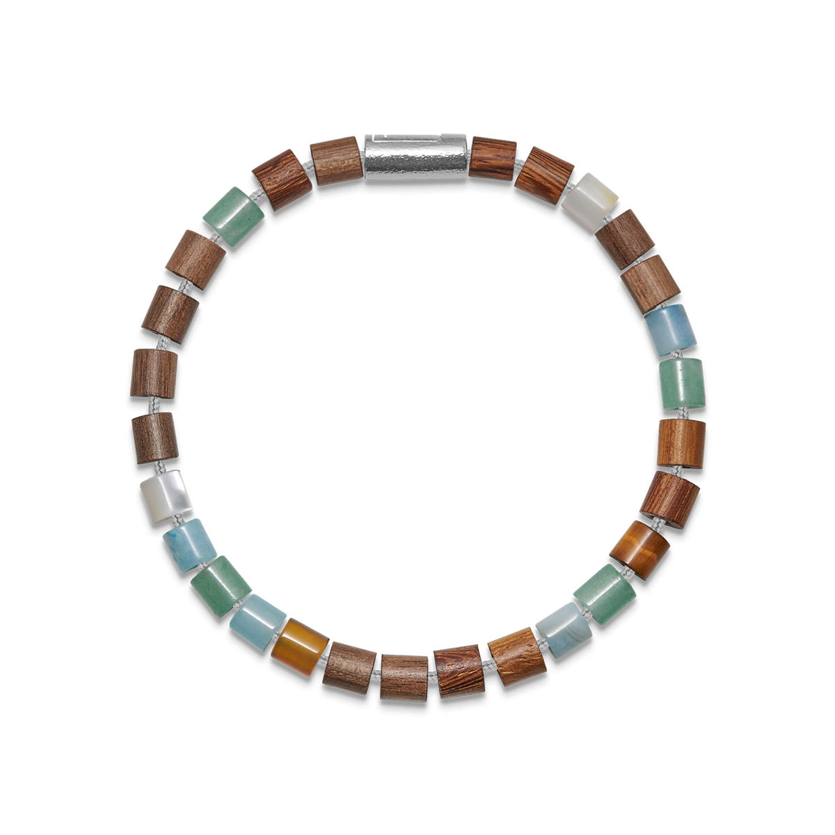 Mads Z Black Sun Blue Bay Armbånd - Ædelsten – 5759011-001