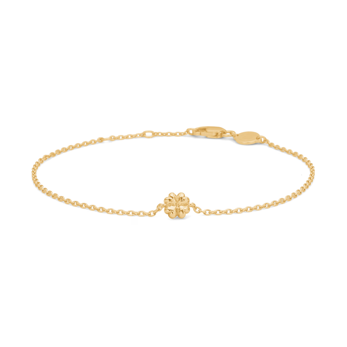 Studio Z Serene Clover Armbånd – Forgyldt Sterlingsølv – 7250359