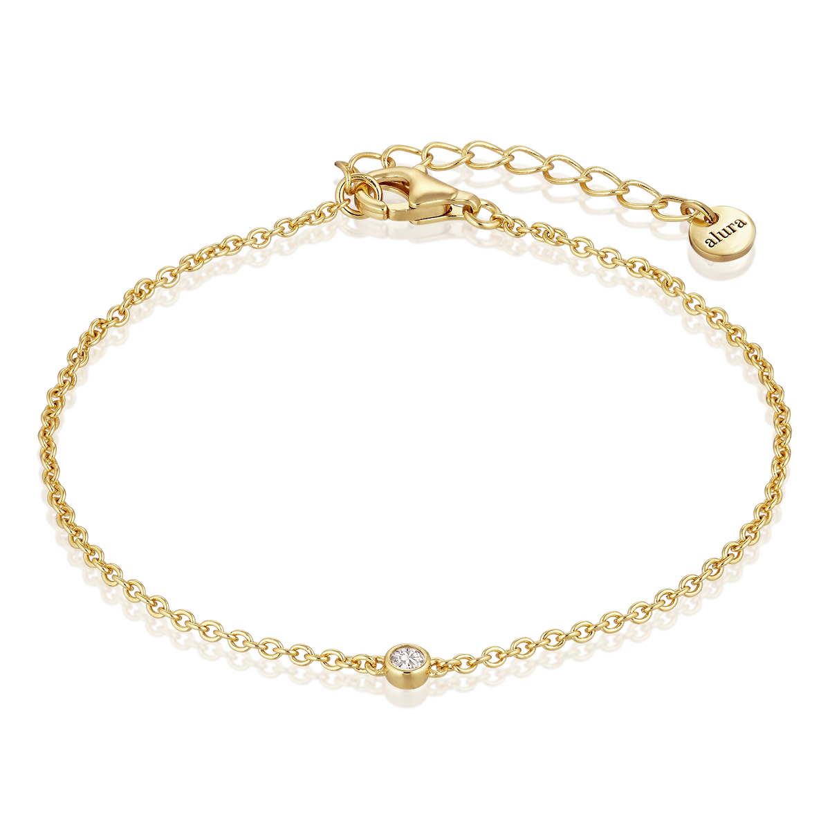 Alura Copenhagen Embrace Armbånd – Forgyldt Armbånd med Zirkonia – MB5119B