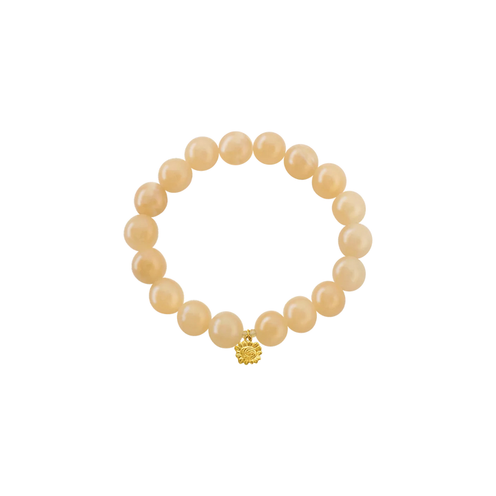 Maanesten Floria Gold-Plated Bracelet with Yellow Calcite – product image 2