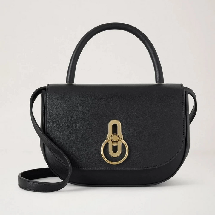 Mulberry Small Amberley Top Handle Smooth Leather Black – HH0096/771A100