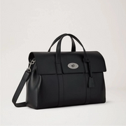 Mulberry Heritage Piccadilly Messenger Small Classic Grain Black 