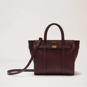 Mulberry Mini Zipped Bayswater Oxblood Small Classic Grain 