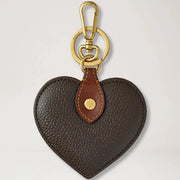 Mulberry Heart Keyring Mole-Cognac 