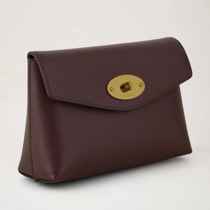 Mulberry Darley Cosmetic Pouch Oxblood Small Classic Grain – product image 2
