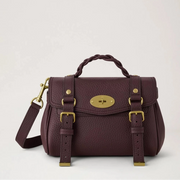 Mulberry Mini Alexa Oxblood Heavy Grain 