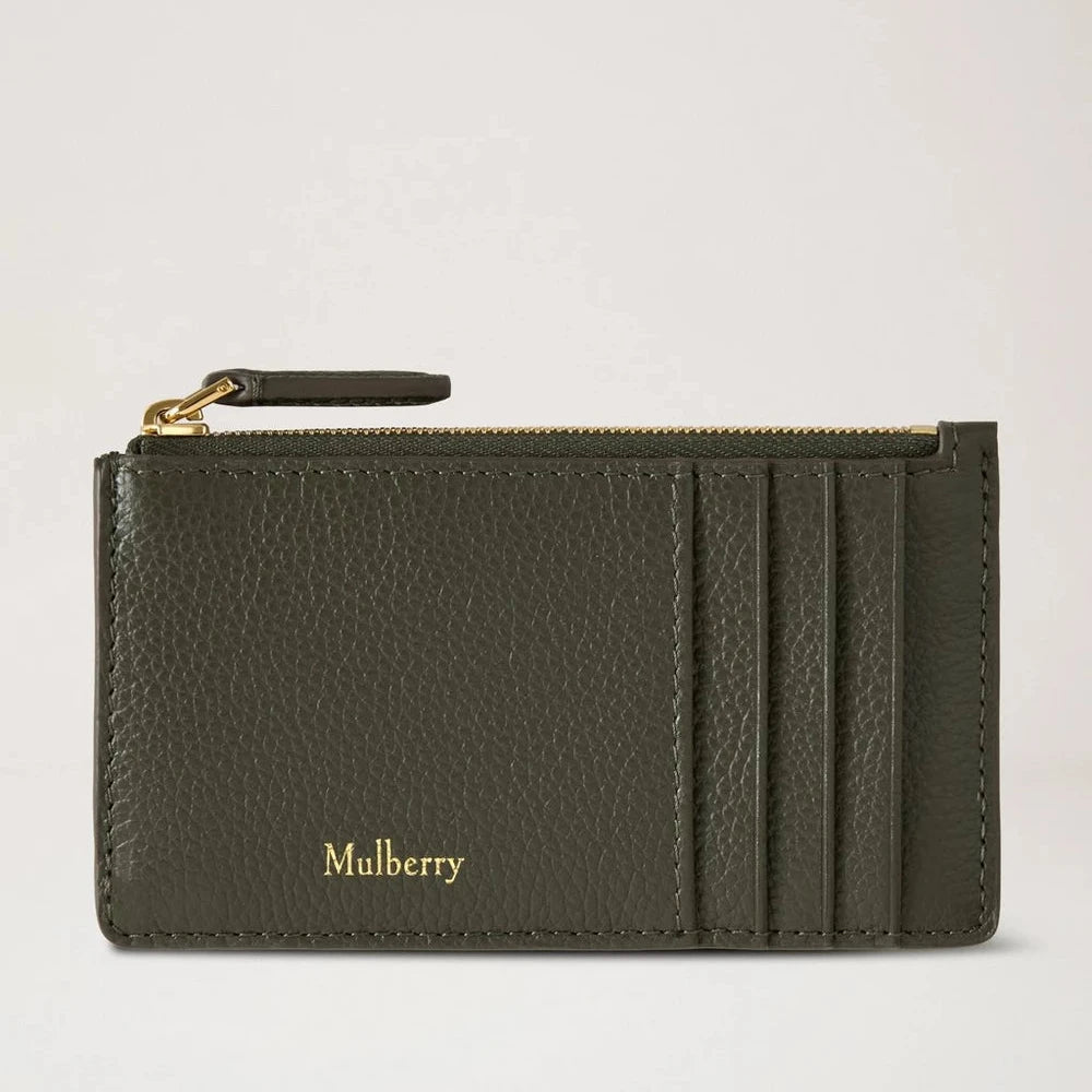 Mulberry Continental Long Zipped Card Holder Juniper Green – RL7975/205Q749
