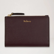 Mulberry Continental Bifold Zipped Wallet Oxblood