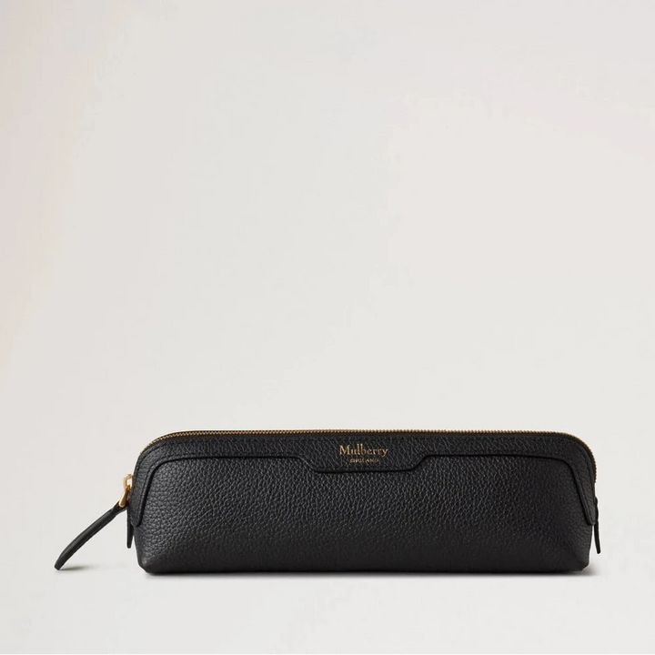 Mulberry Pencil Case Black Small Classic Grain – produktbillede 2