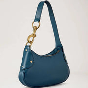 Mulberry Small Hackney Shoulder Bag Out of the Blue High Shine Leather