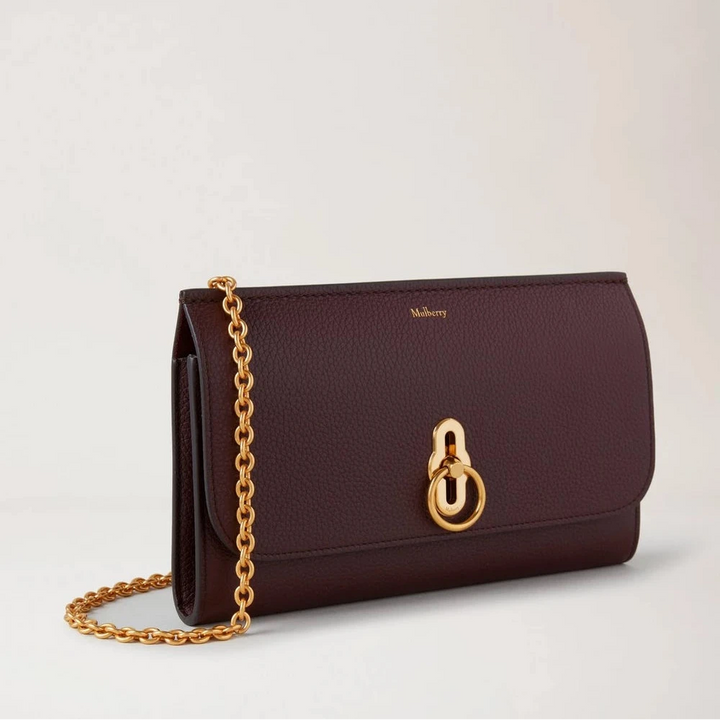 Mulberry Amberley Clutch Oxblood Small Classic Grain – product image 2