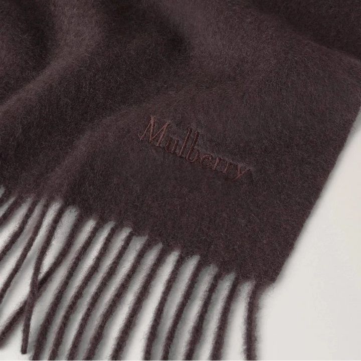 Mulberry Cashmere Scarf - Ebony Cashmere – produktbillede 2