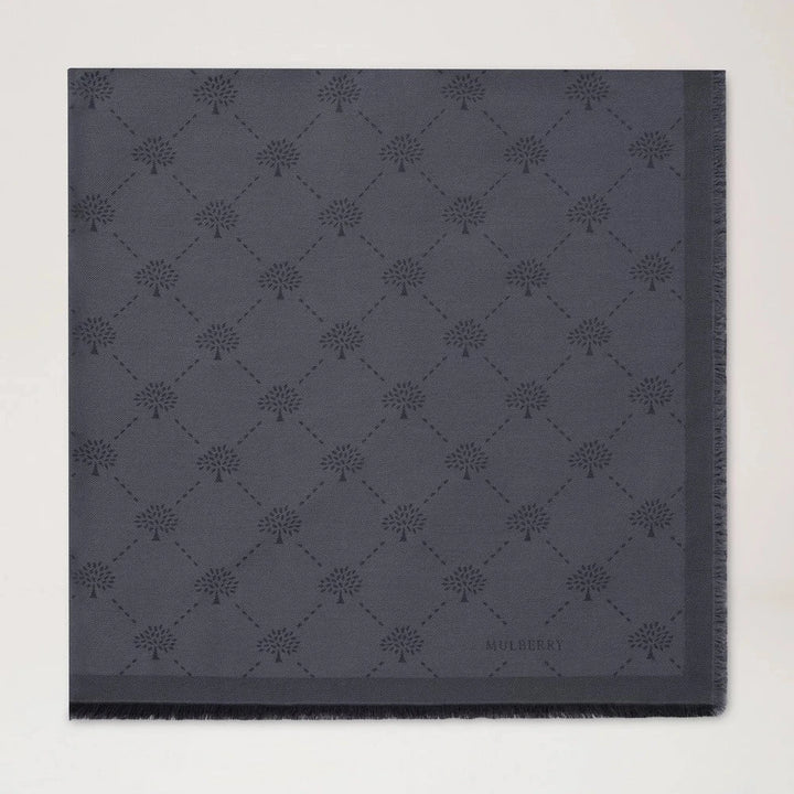 Mulberry Diamond Tree Square Black Cotton – produktbillede 2