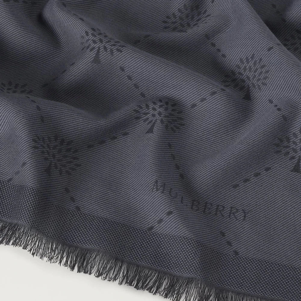 Mulberry Diamond Tree Square Black Cotton – VS4926/243A100