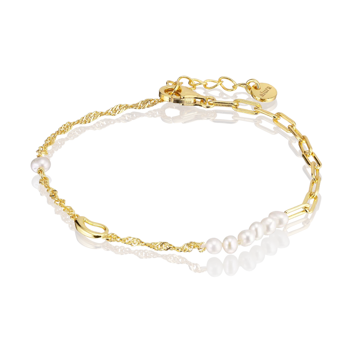 Alura Ocean Armbånd med Ferskvandsperler – MB0364