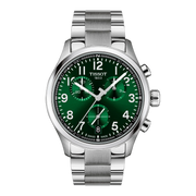 TISSOT CHRONO L 42MM – STEEL CHAIN / GREEN DIAL