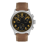 TISSOT CHRONO L 42MM – BEIGE LEATHER STRAP / BLACK DIAL