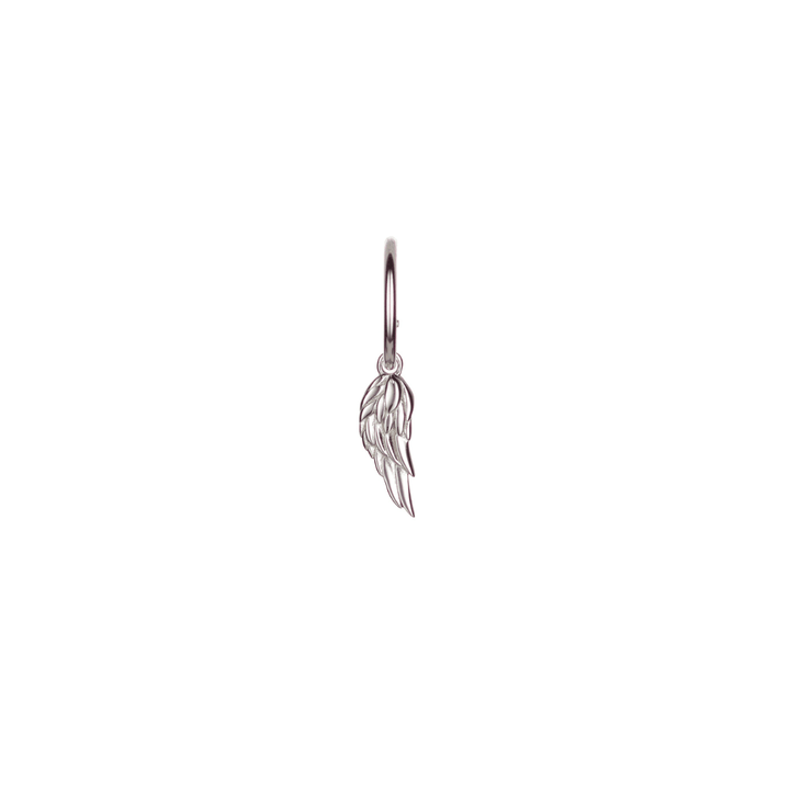 Alexander Lynggaard Hope Wing earrings in silver with detailed wing suspension, Model e00004-1.