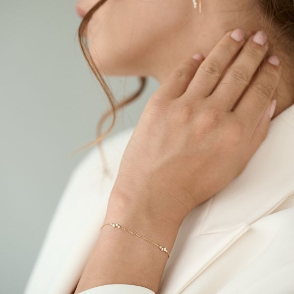 Nuran Aura Bracelet 14 kt. Gold with 0.24 ct. Diamond – product image 2