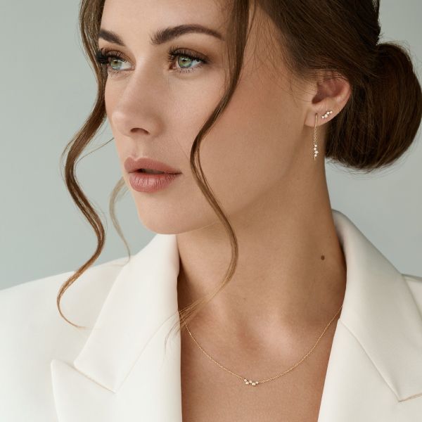Nuran Aura Necklace 14 kt. Gold with 0.10 ct. Diamond – product image 2