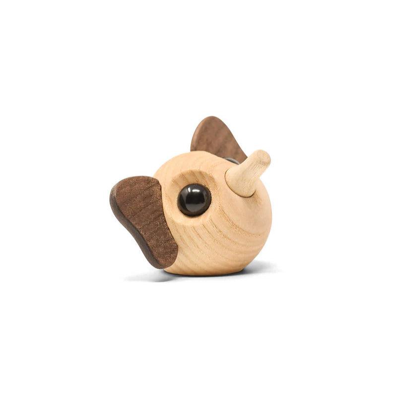 Fablewood Louis The Little Elephant shows a cute elephant figure in light and dark wood, Model 1121-1.