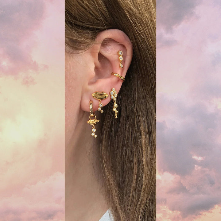 The Earring Shop Cascade Single Ørering – produktbillede 2