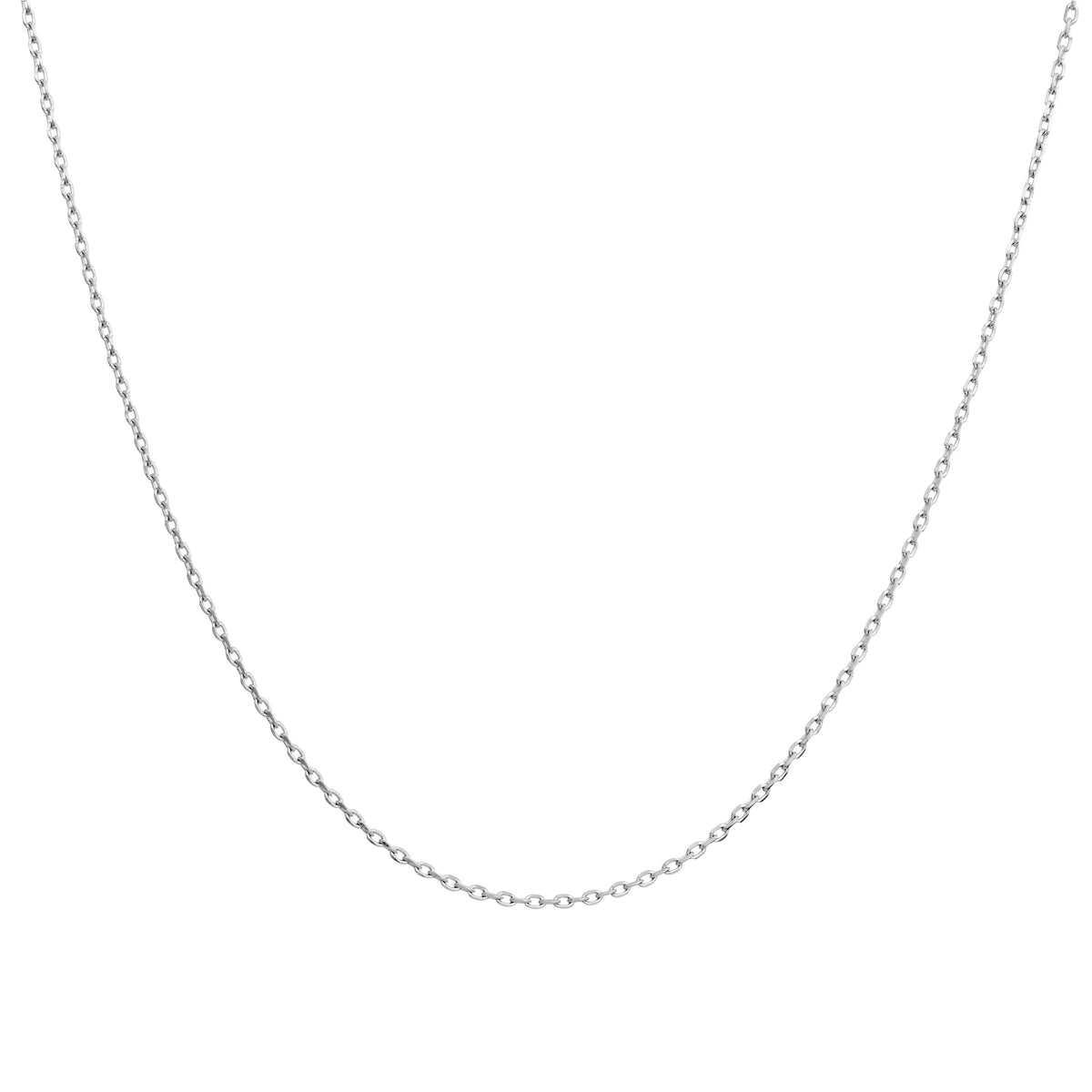 Maanesten Soul Chain necklace in silver, single chain in polished silver. Model 2843c-1.
