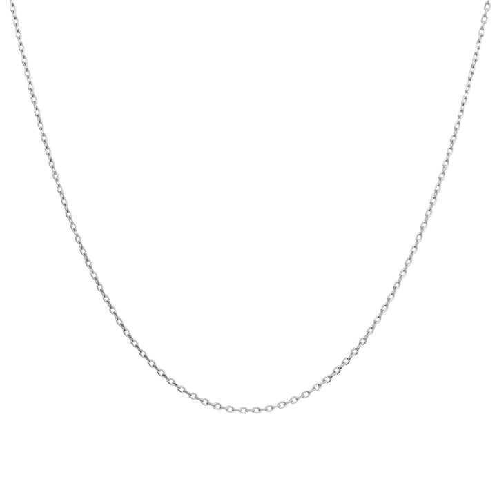 Maanesten Soul Chain necklace in silver, single chain in polished silver. Model 2843c-1.