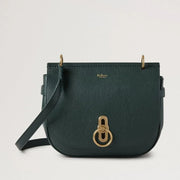Mulberry Amberley Satchel Small Classic Grain Mulberry Green