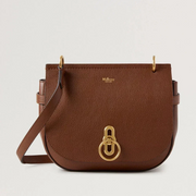 Mulberry Amberley Satchel Small Classic Grain Two Toned Oak
