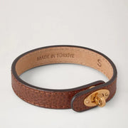 Mulberry Bayswater Thin Leather Bracelet Oak