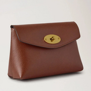Mulberry Darley Cosmetic Pouch Oak Small Classic Grain