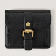 Mulberry Roxanne Wallet Black Small Classic Grain