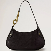 Mulberry Small Hackney Shoulder Bag Ebony Shiny Buffalo