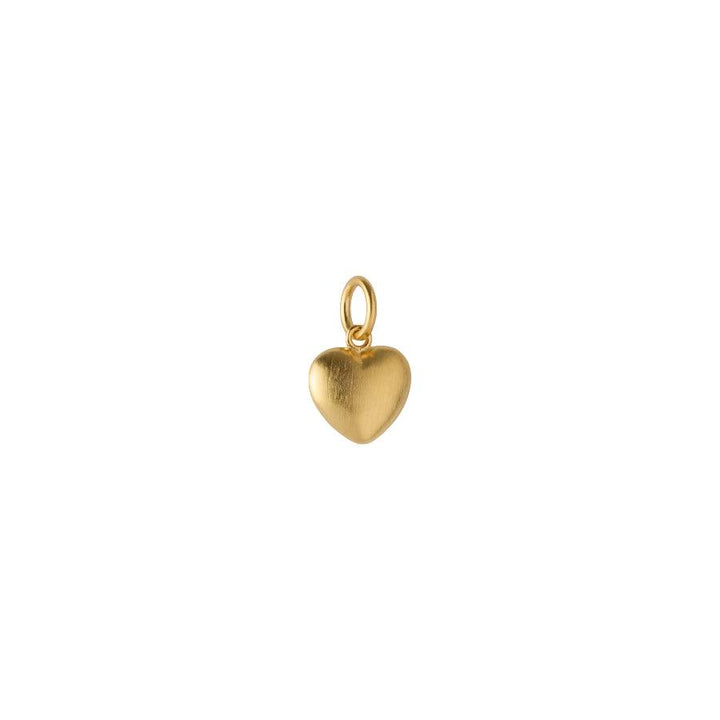 Pernille Corydon Love Pendant gold-plated heart pendant in brushed gold look, Model P-962-GP-1.