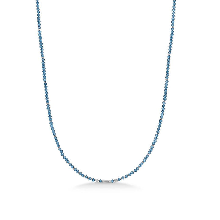 studio-z-evergreen-necklace-with-london-blue-topaz, single chain with blue faceted stones, Model 8126851-8126851-1