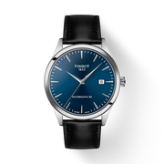 TISSOT CLASSIC DREAM POWERMATIC 80 LEATHER STRAP / BLUE DIAL