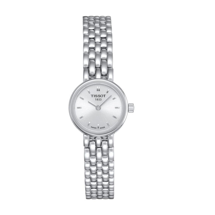 Tissot Lovely T0580091103100 ladies' watch with silver dial and steel chain, Model T0580091103100