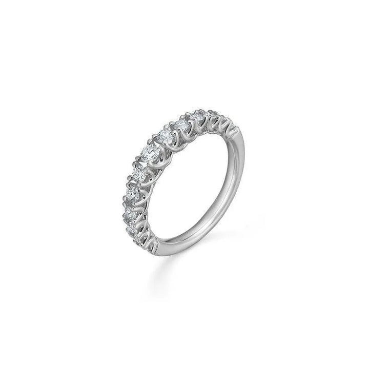 Mads Z 14 kt Crown Princess Ring white gold 0.50 ct with diamonds in an elegant setting, Model 1641950-001.